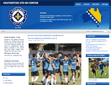 Tablet Screenshot of heathertonutd.com.au